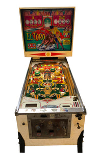 El Toro pinball machine