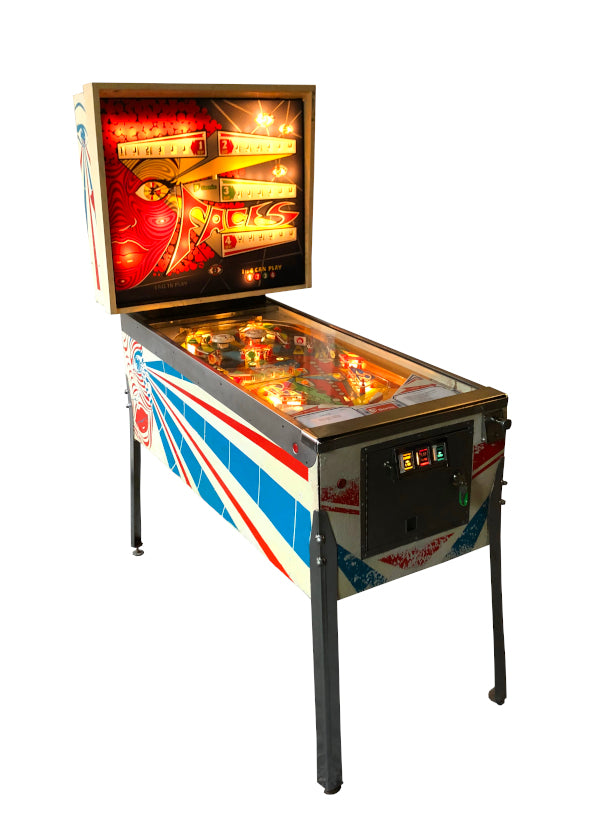 faceted pinball machine