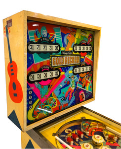 gold record pinball machine