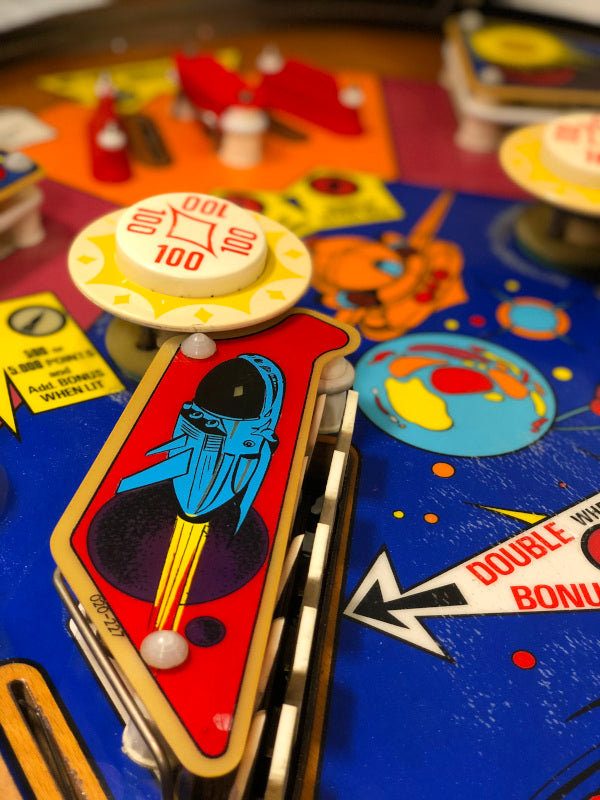 Space Race Pinball Game - Handheld Pinball Game - Walter Drake