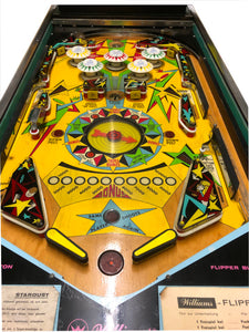 Stardust pinball machine